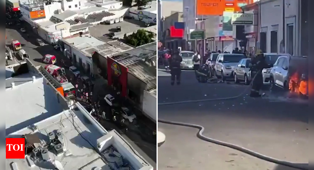 Deadly blast rocks Mexico: 23 killed in department store explosion - video Deadly blast rocks Mexico: 23 killed in department store explosion - video