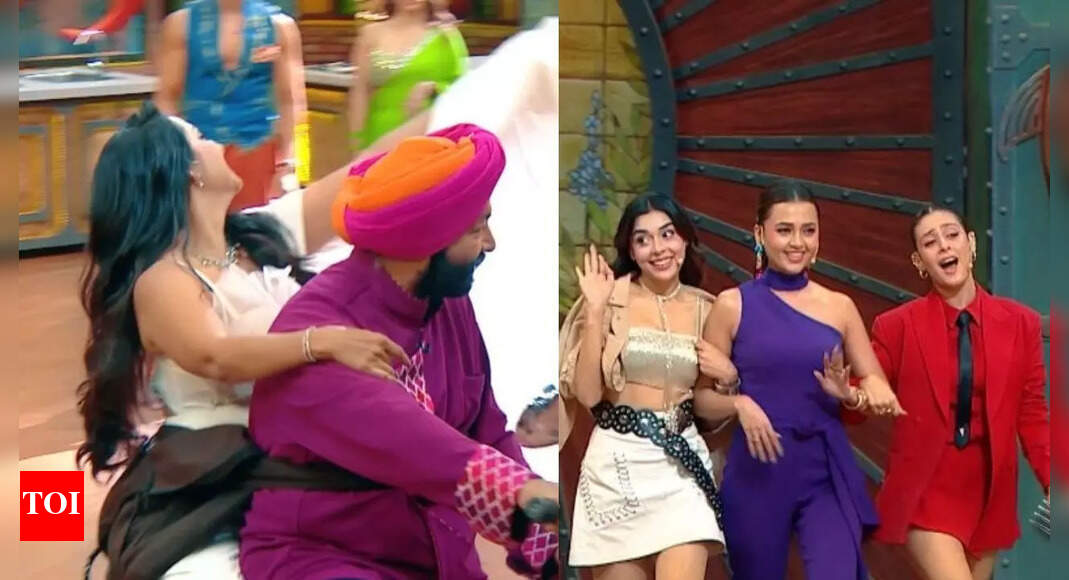 Laughter Chefs 3: Kashmera Shah and Harpal Singh Sokhi recreate Ahaan Pandey and Aneet Padda’s iconic ‘Saiyaara’ moment