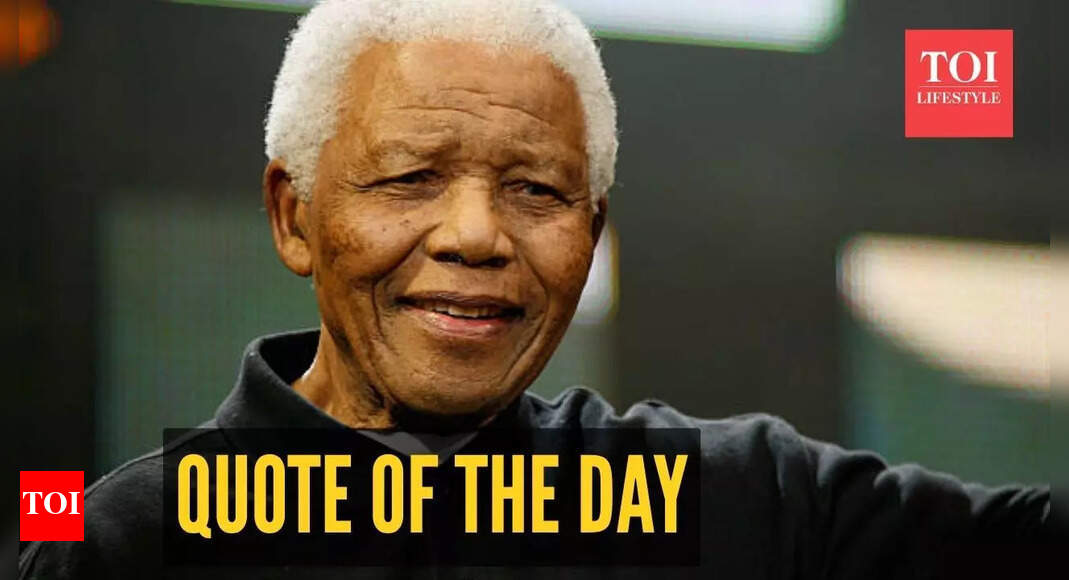 Quote of the day by Nelson Mandela: 