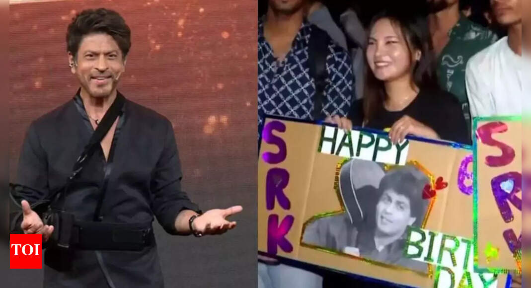 From Kolkata to Mumbai: Fans throng outside Mannat as 'King Khan' turns 60