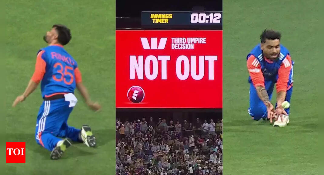 Controversy! Rinku Singh celebrates wicket; review shows 'not out'