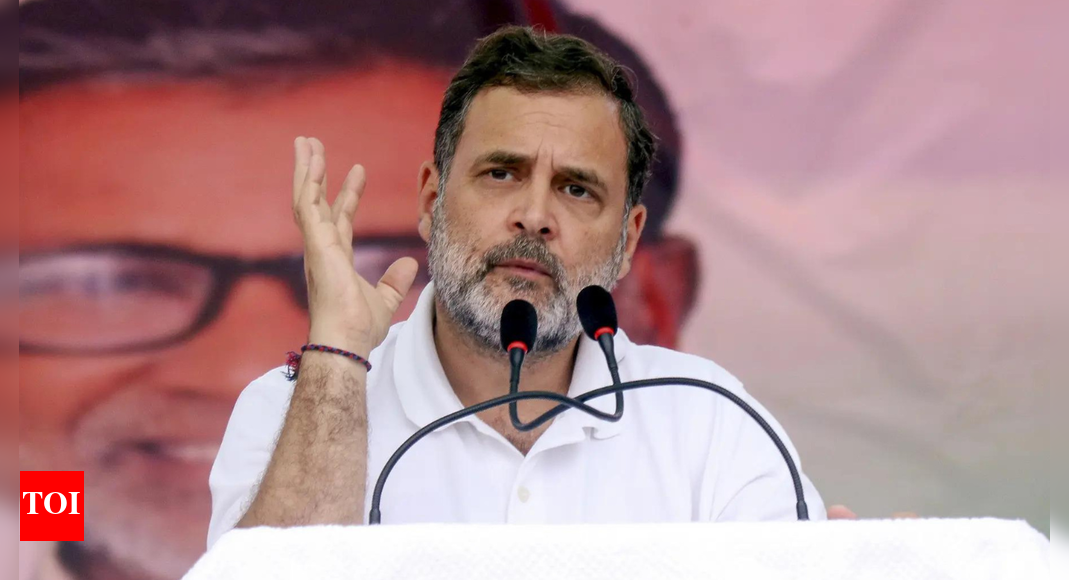 'Got a panic attack': Rahul mocks PM at Bihar rally; claims Modi 'scared of Trump'