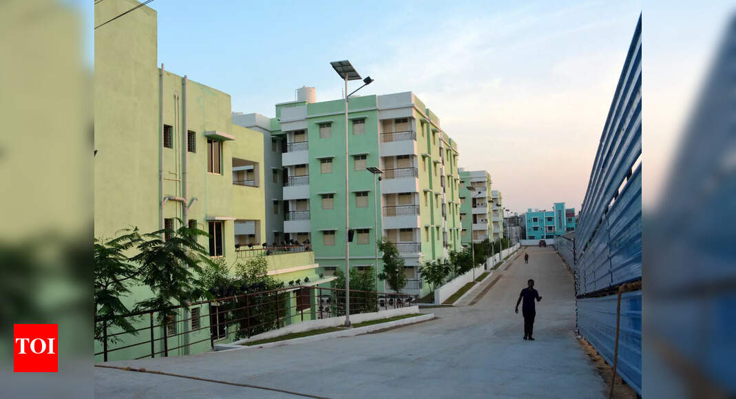 100 more flats handed over in 3rd phase at Shantipalli Awas Yojana