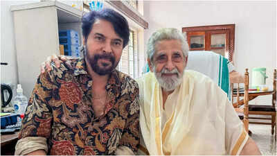 'Do you remember when we first met?' - Mammootty visits his ‘Superstar’ Madhu
