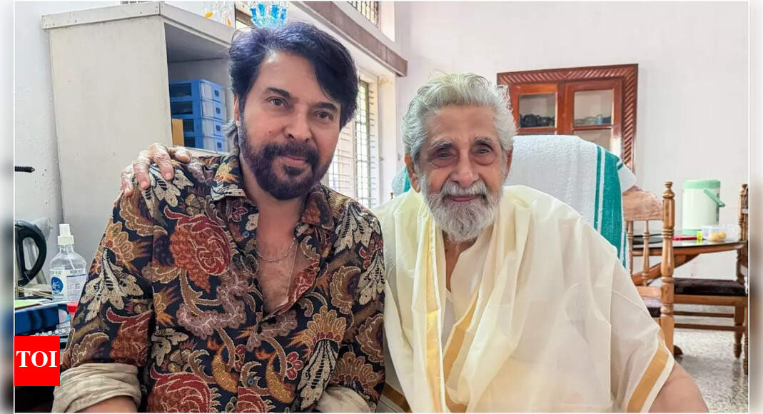 'Do you remember when we first met?' - Mammootty visits his ‘Superstar’ Madhu