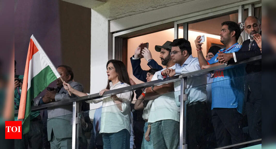 Tricolour in Hand, Smile of Pride: Nita Ambani's iconic moment as India's women create history