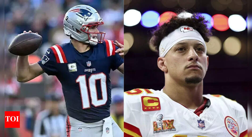 Patrick Mahomes embarrassed on national stage as Drake Maye rewrites record books with better stats than him