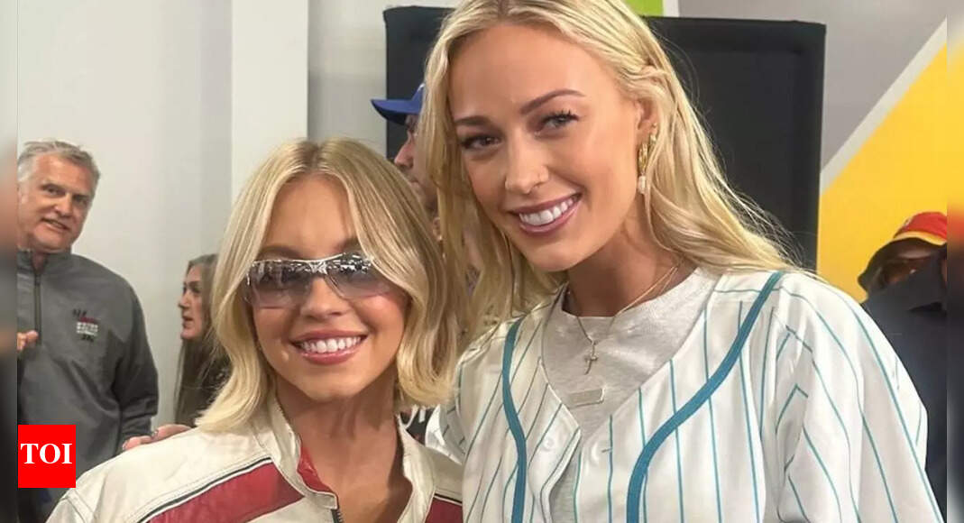 Sophie Cunningham makes hilarious NSFW joke on herself after posing with Sydney Sweeney at NASCAR race