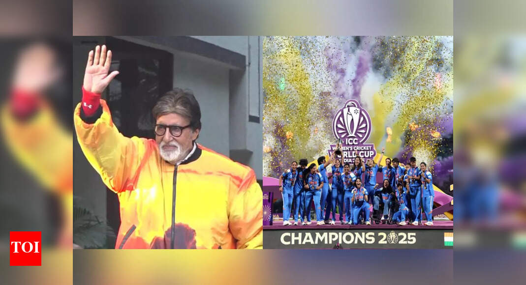 Amitabh Bachchan showers praise on India Women's Cricket Team after World Cup glory:'WORLD CHAMPIONS !!'