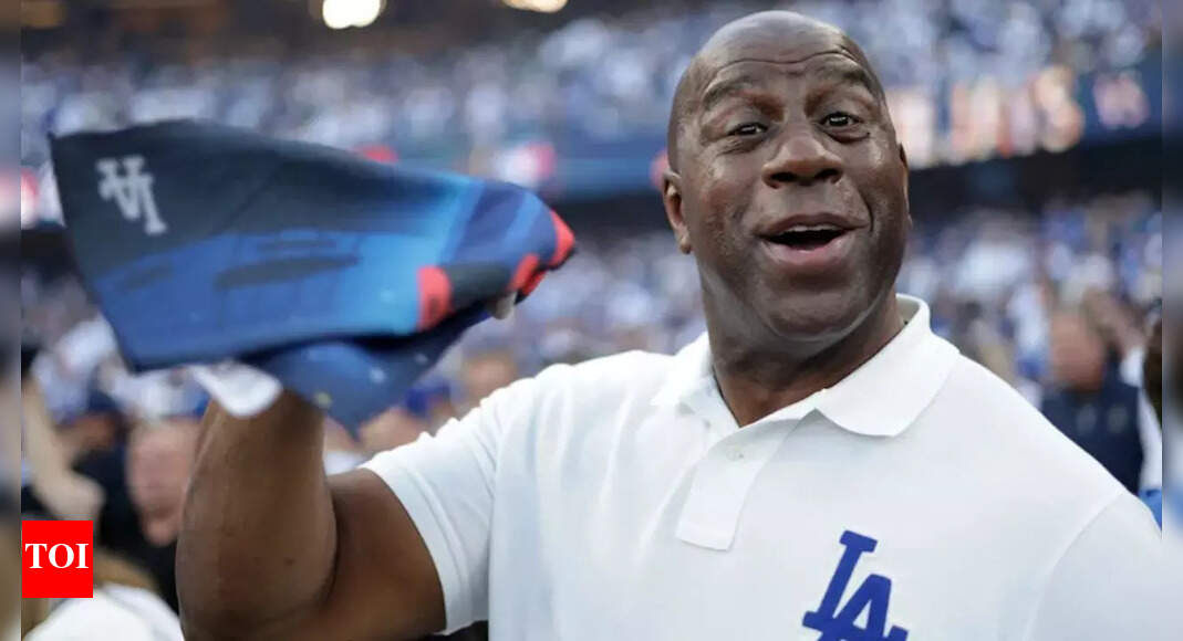 Magic Johnson sends 4-word reaction to Los Angeles Dodgers' historic championship