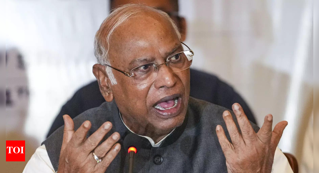 'What he is saying is a lie': Kharge hits out at PM Modi's 'Katta' charge; calls it 'laughable'