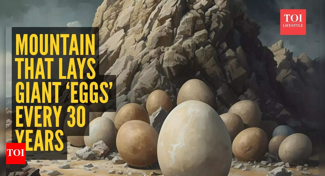The mountain that lays giant “eggs” every 30 years