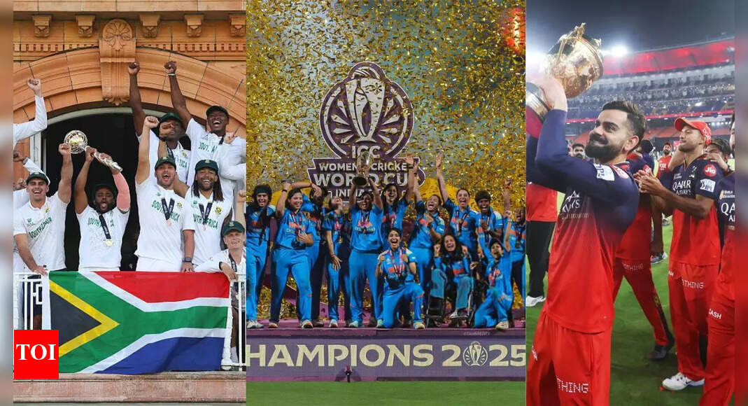 How 2025 became sport’s greatest redemption story — when Tottenham, PSG, RCB, South Africa and India Women ended their curses