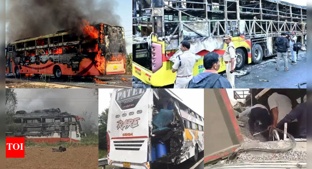 Trapped, torched, crushed: Telangana to Rajasthan, Andhra Pradesh to Gujarat — inside India’s bus death traps; over 75 dead