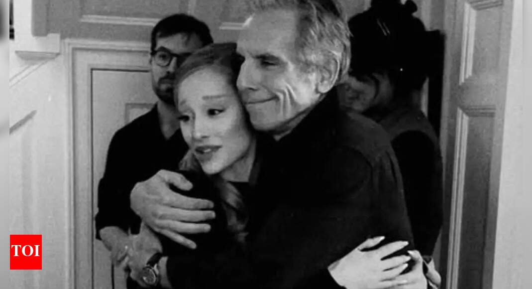 Ariana Grande shares behind the scene photos from ‘Focker In-Law’, poses with Ben Stiller