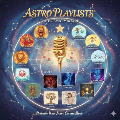 De Aries a Piscis: Canciones temáticas para cada signo del zodiaco