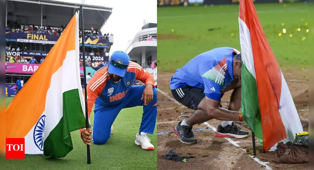 'Jhanda gaad diya': India coach Amol Muzumdar recreates Rohit Sharma's epic celebration