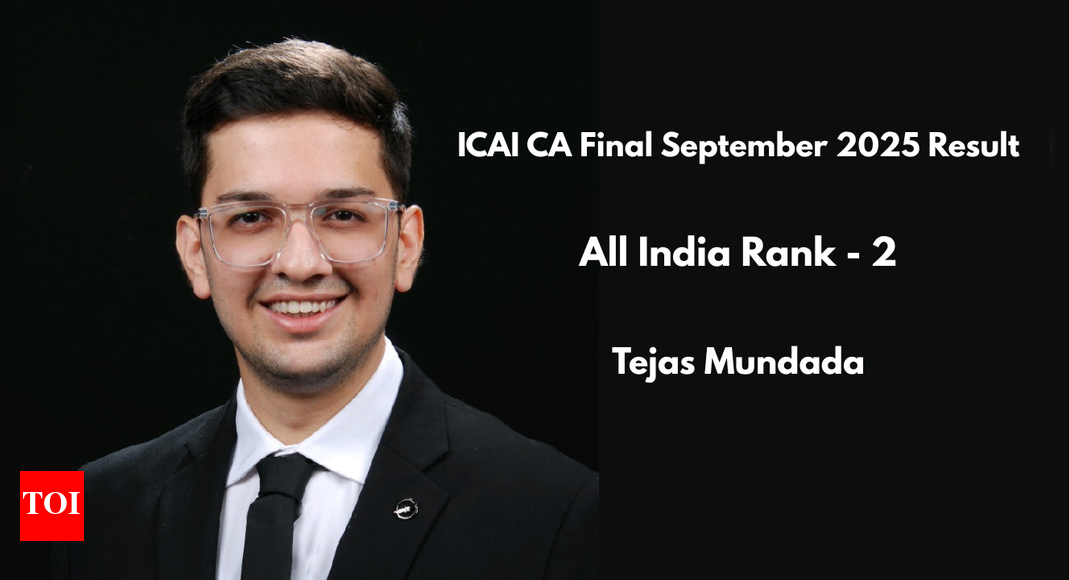 Who is Tejas Mundada, AIR 2 in CA Final September session? A look at his Chartered Accountancy journey