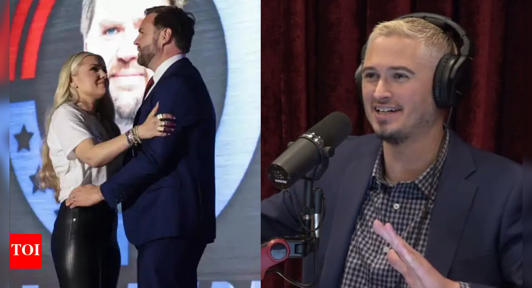 YouTuber Kyle Kulinski sparks backlash after meme on Erika Kirk amid JD Vance viral moment and resurfaced Charlie Kirk photo online
