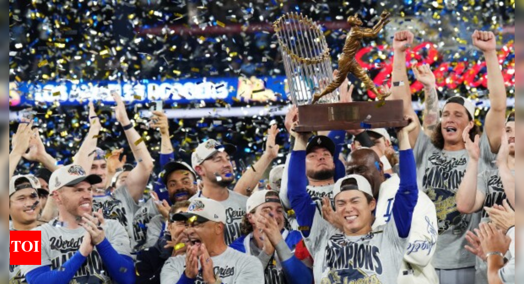 Yoshinobu Yamamoto touches down in L.A. with the World Series trophy as Dodgers spark wild citywide celebrations