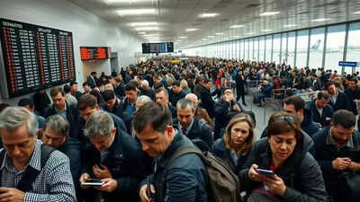 Impacto del cierre del gobierno de EE. UU.: los aeropuertos se tambalean bajo el caos de los viajes; se acumulan retrasos y cancelaciones en vuelos