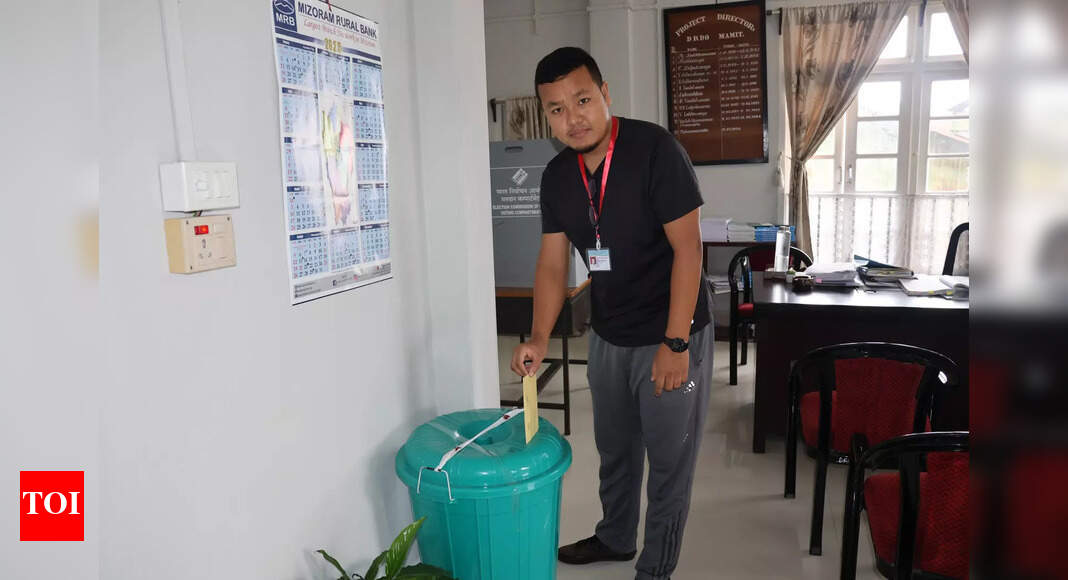 Dampa bypoll: Voting through postal ballot begins in Mamit town