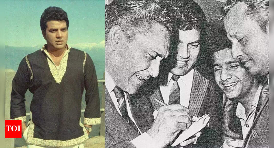 When Dharmendra shared a nostalgic fanboy moment with Ashok Kumar; Autograph from Dada Muni on hundred rupees note