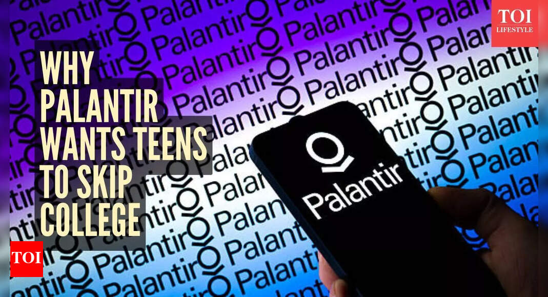 'Colleges are broken': Why US AI firm Palantir is asking teens to skip college and start working instead