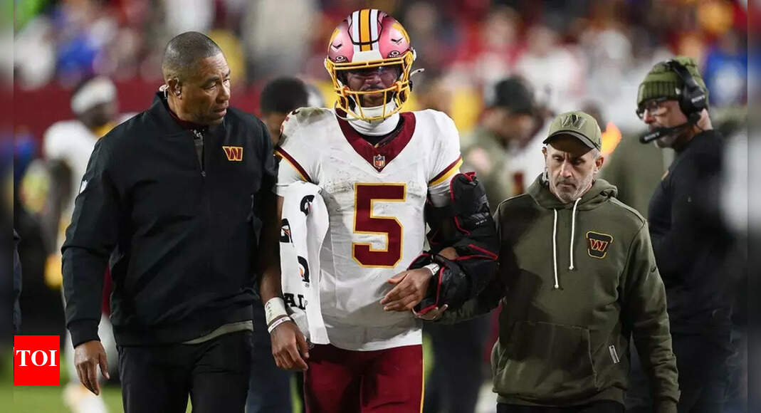 Jayden Daniels’ mysterious wristband clue about his love life steals spotlight after injury scare