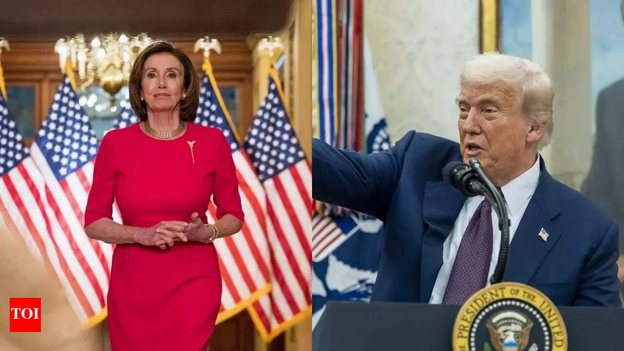 Vile creature, worst thing on Earth': Nancy Pelosi unleashes scathing  attack on Donald Trump - The Times of India