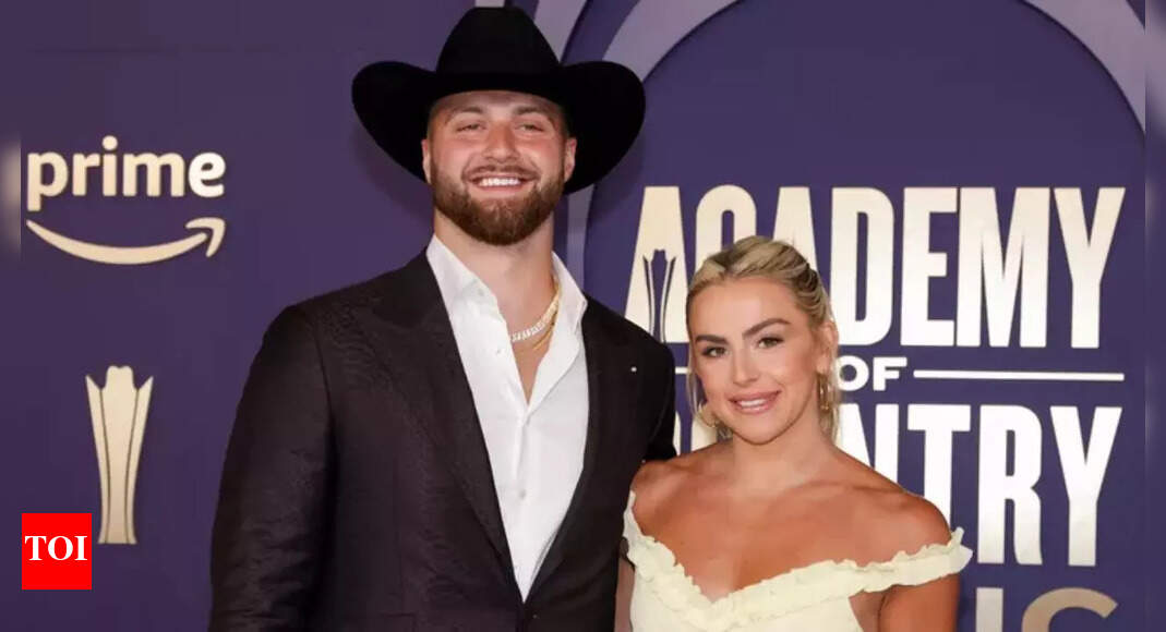 Jake Ferguson’s fiancée Haley Cavinder steals spotlight with jaw-dropping Cowboys MNF outfit and premature Christmas decorations