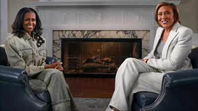 Michelle Obama’s denim-on-denim look sets the tone for her new fashion book, The Look