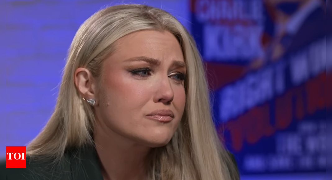 ‘On work trip with Jesus’: Charlie Kirk’s wife tears up recalling life after his assassination; shares what she tells the kids