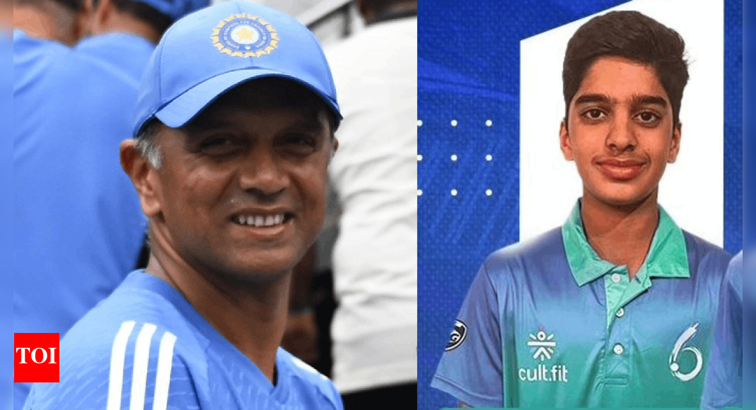 Rahul Dravid’s son Anvay picked for Team C in Men’s U-19 One-Day Challenger Trophy
