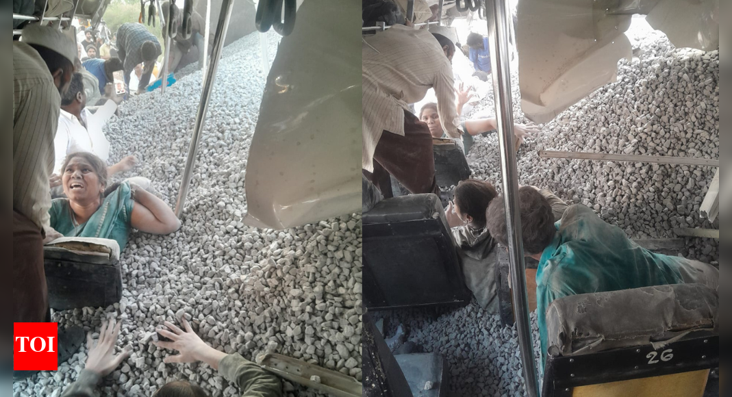 Buried in gravel, frozen in fear: This photo shows how Telangana bus crash trapped passengers alive