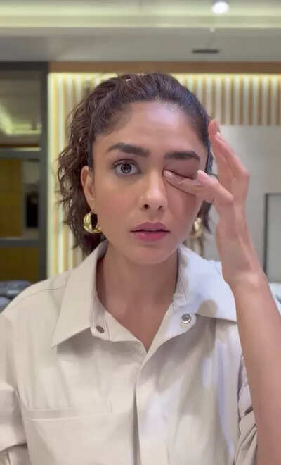 Mrunal Thakur’s hilarious make-up mishap goes viral; actress charms fans with wit