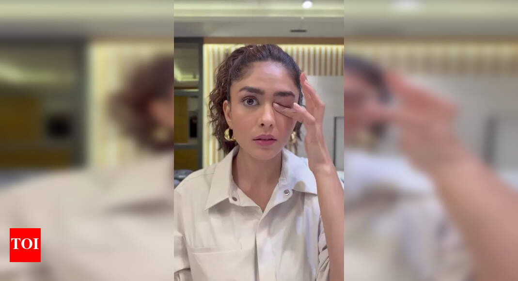 Mrunal Thakur’s hilarious make-up mishap goes viral; actress charms fans with wit