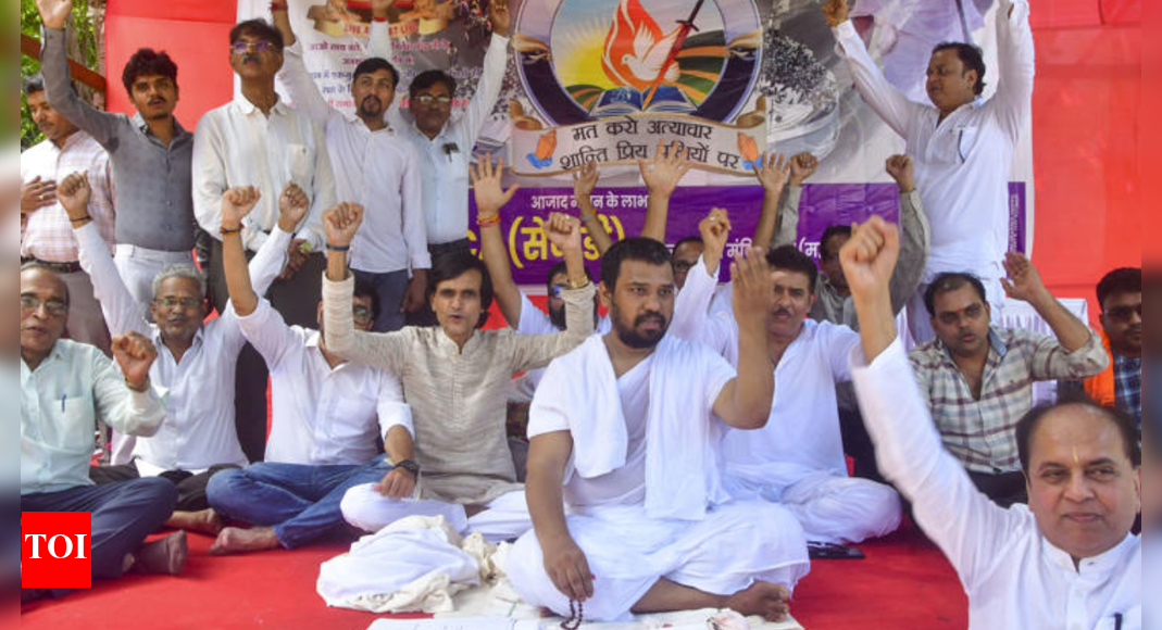 Mumbai pigeon feeding row: Jain monk on fast against Dadar Kabutarkhana closure; opposes civic body’s relocation plan