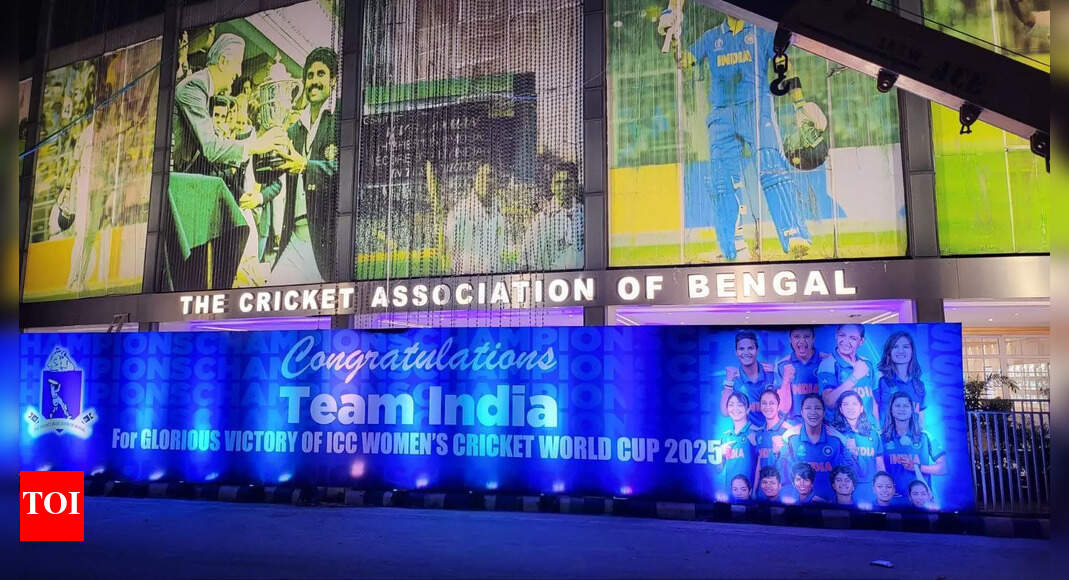 Eden Gardens shines in blue as CAB celebrates India’s historic Women’s World Cup triumph