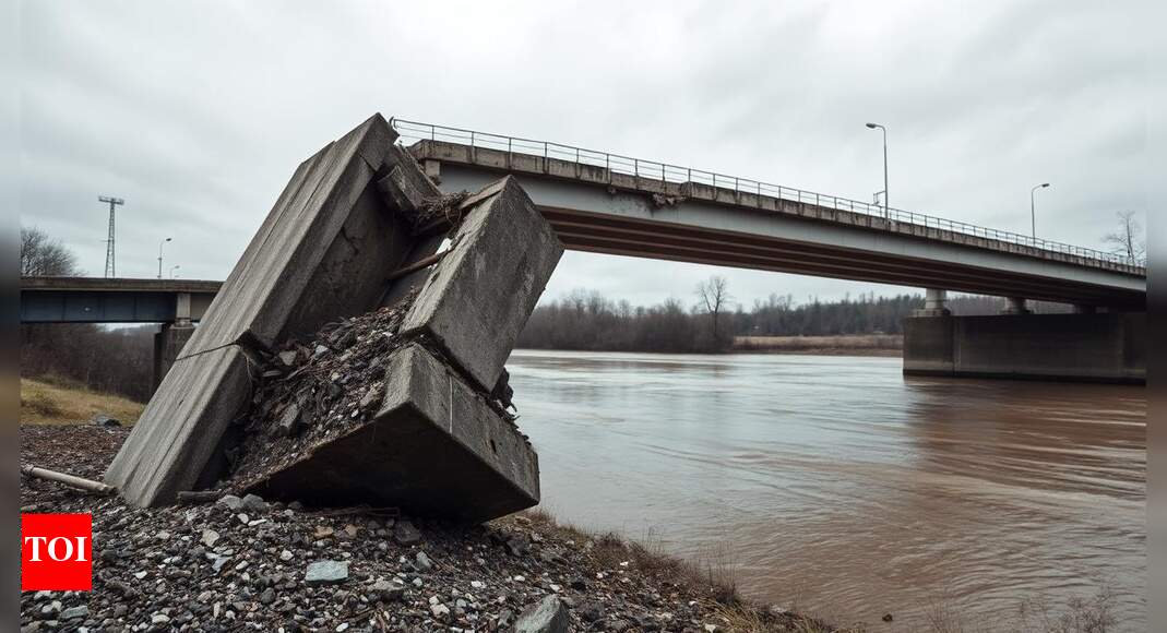Bihar: Bridge pillar collapses in Araria; built in 2019 for Rs 4 crore, traffic movement halted