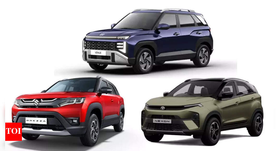 2025 Hyundai Venue vs Maruti Brezza vs Tata Nexon: Engine specs, features compared