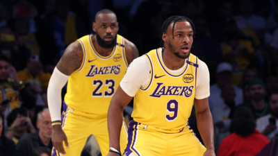 Former Los Angeles Lakers legend drops huge praise for LeBron James' son Bronny James, after stellar show against Portland Trail Blazers