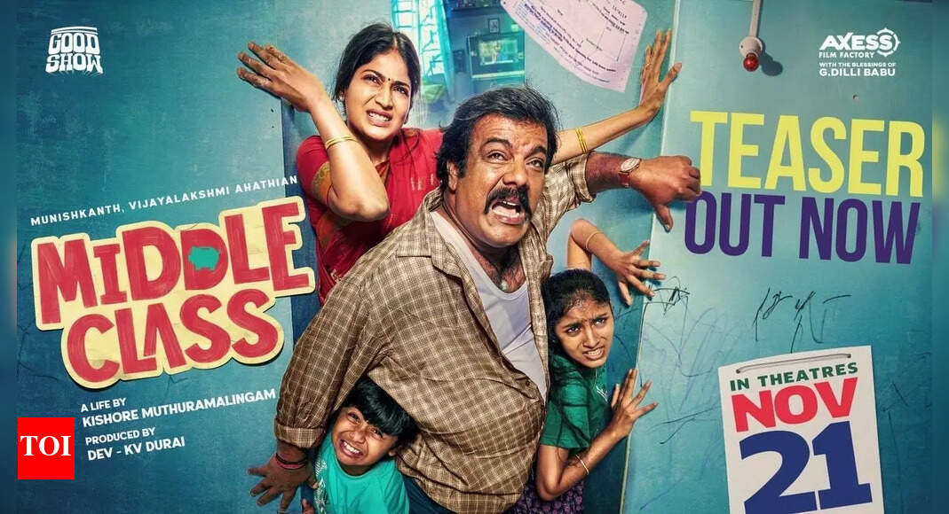 ‘Middle Class’ teaser out: Munishkanth shines in emotional avatar, A heartfelt family drama premieres November 21