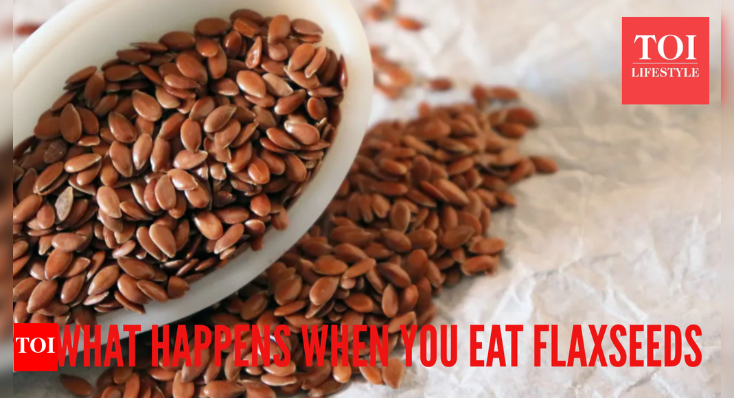 What happens to body when one consumes flaxseeds every day for a month