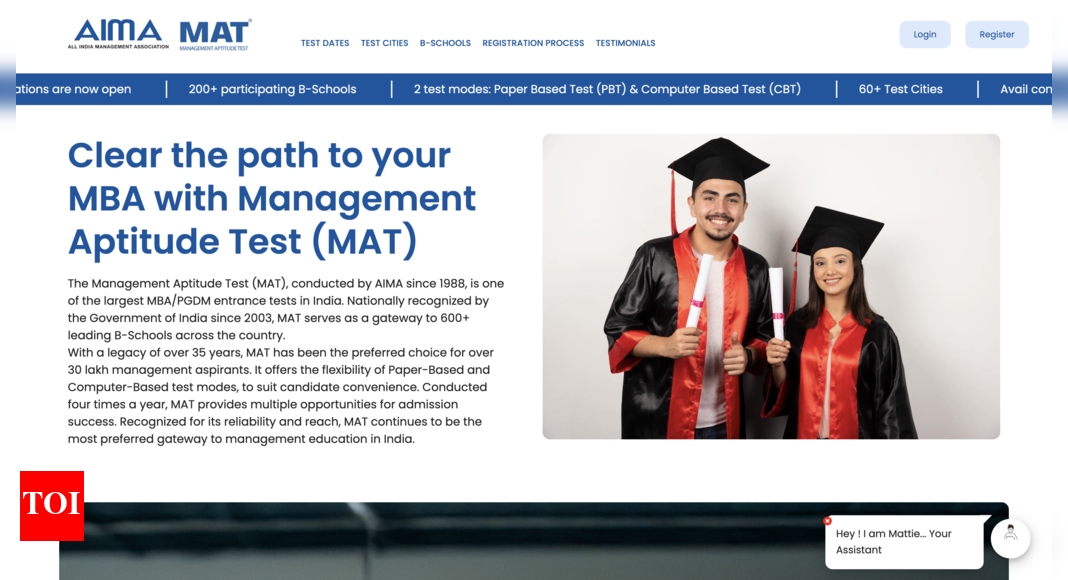 AIMA MAT दिसंबर 2025 पंजीकरण विंडो mat.aima.in पर खुलती है: सीधा लिंक देखें, यहां पूरा परीक्षा कार्यक्रम देखें