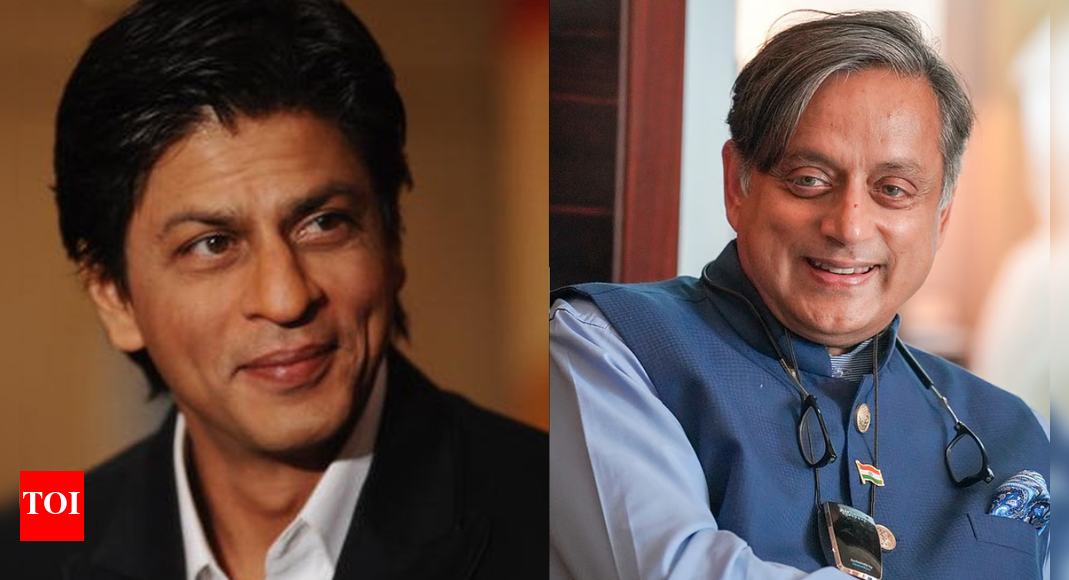 Shah Rukh Khan REACTS with his trademark humour to Shashi Tharoor’s ‘Benjamin Button’ birthday wish: ‘I will copy your hairstyle’