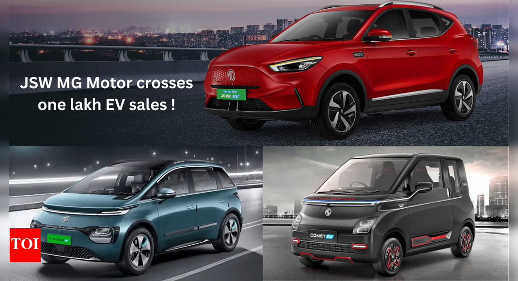 JSW MG Motor crosses one lakh EV sales in India: Windsor drives growth