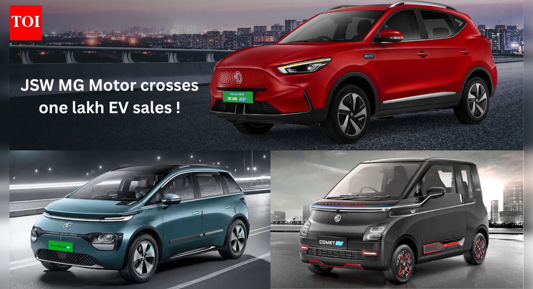 JSW MG Motor crosses one lakh EV sales in India: Windsor drives growth ...