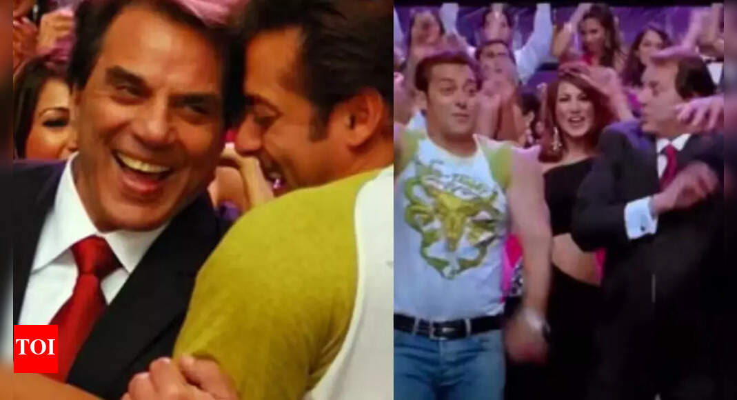 <div>When Salman , Saif crashed Dharmendra's 'Deewangi' SCENE</div>