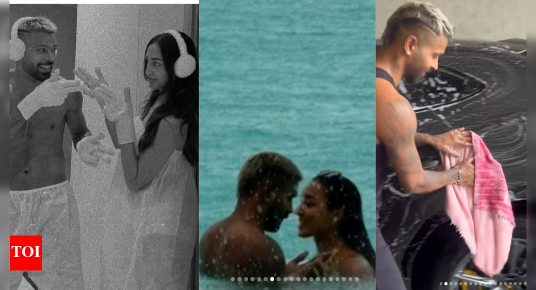 Hardik Pandya drops new post featuring Mahieka Sharma; photos and playful car-wash video go viral | Watch